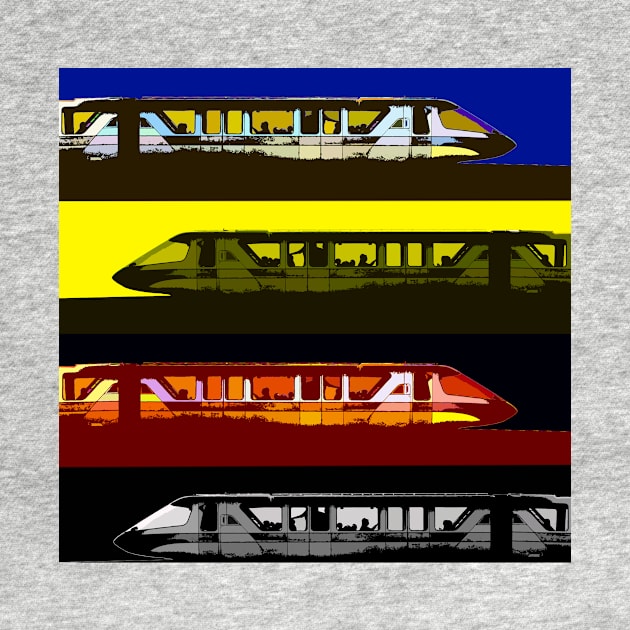 Monorail poster by dltphoto